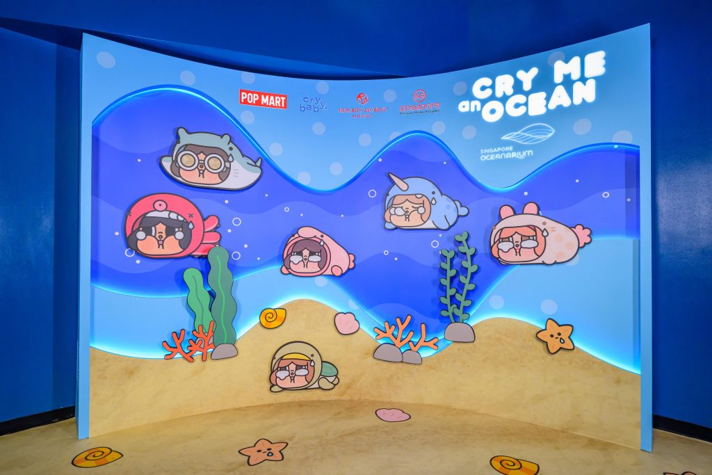 CRYBABY Makes a Splash at Singapore Oceanarium with First Ever Oceanarium-Themed Activation - Alvinology