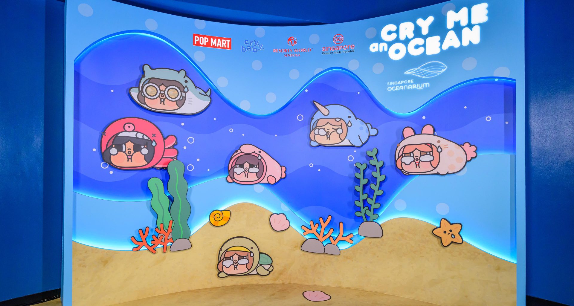 CRYBABY Makes a Splash at Singapore Oceanarium with First Ever Oceanarium-Themed Activation - Alvinology