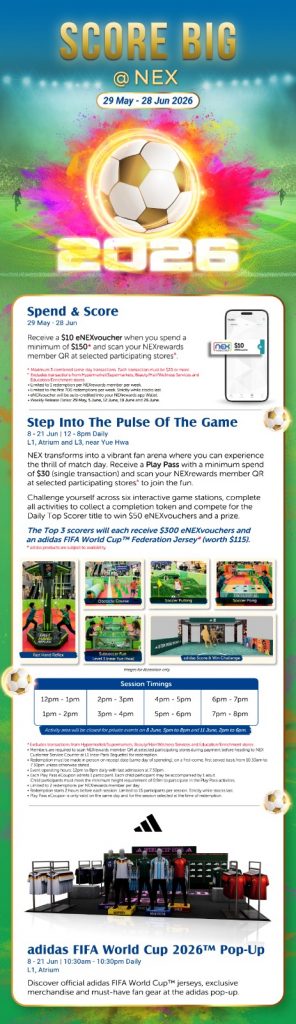Football Fever Hits NEX: Score Big With Interactive Games And Prizes This June Football Fever Hits NEX: Score Big With Interactive Games And Prizes This June - Alvinology