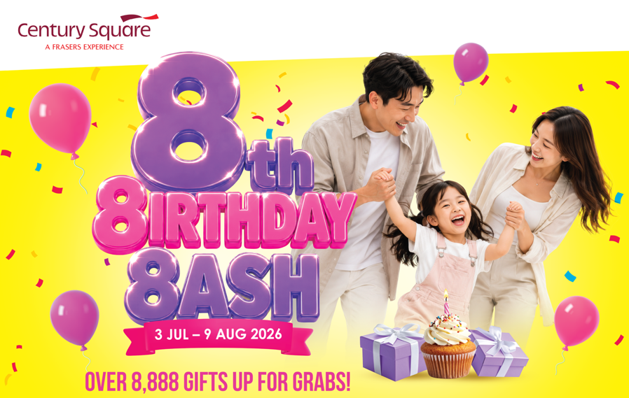 Century Square Celebrates 8th Anniversary with Over 8,888 Gifts, Daily iPhone 17 Giveaways and Month-Long Festivities - Alvinology
