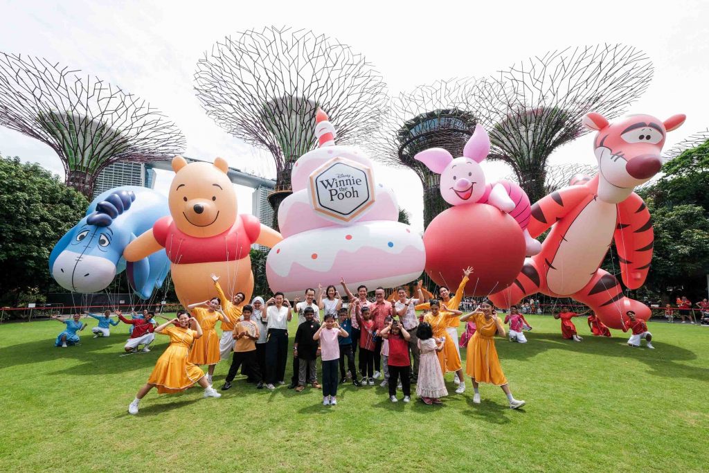 100 Years of Winnie the Pooh Celebrated at Gardens by the Bay Children’s Festival with First Ever Zipline and Giant Inflatable Parade - Alvinology