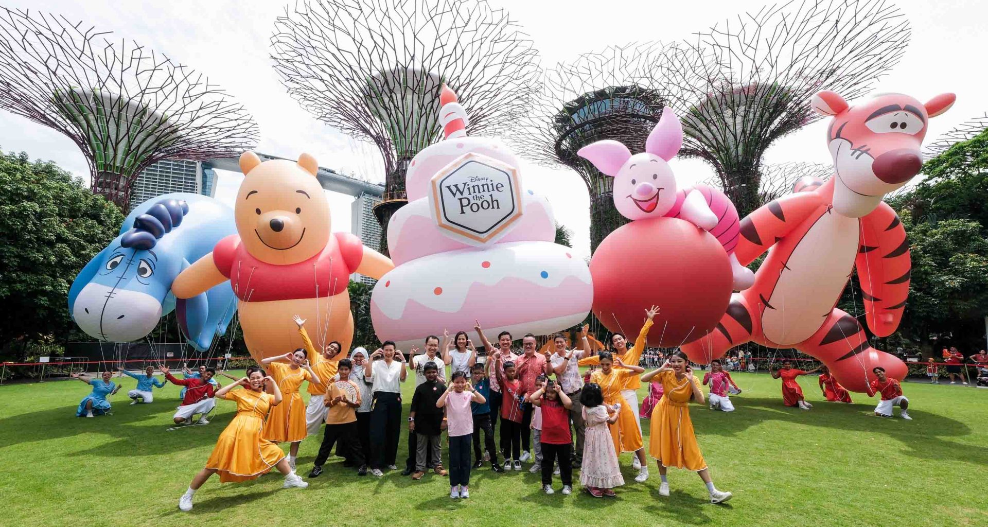 100 Years of Winnie the Pooh Celebrated at Gardens by the Bay Children’s Festival with First Ever Zipline and Giant Inflatable Parade - Alvinology