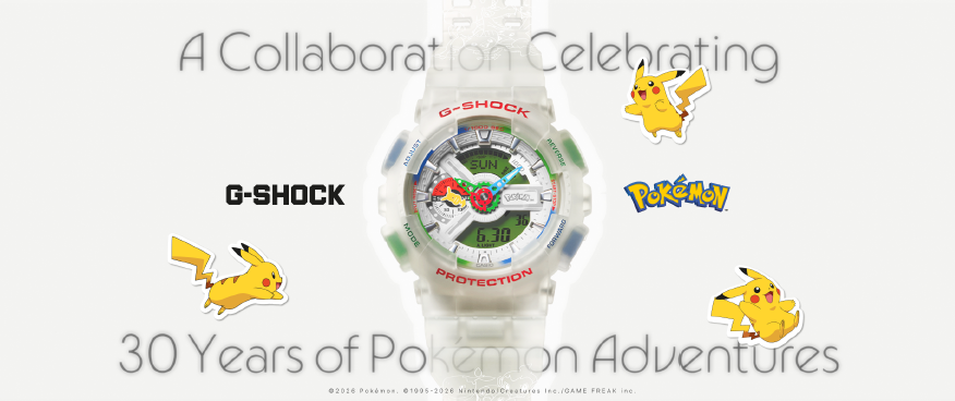 Catch Them All on Your Wrist: G-SHOCK Celebrates 30 Years of Pokémon with Special Edition Watch - Alvinology