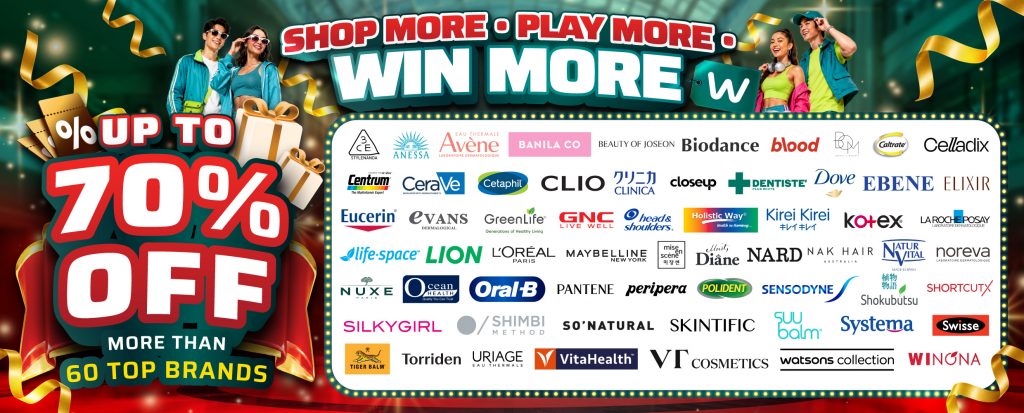 Watsons Shopathon Mania Fest Returns with Gold Bar Giveaways, 7,000 Prizes and Up to 70% Off Deals - Alvinology
