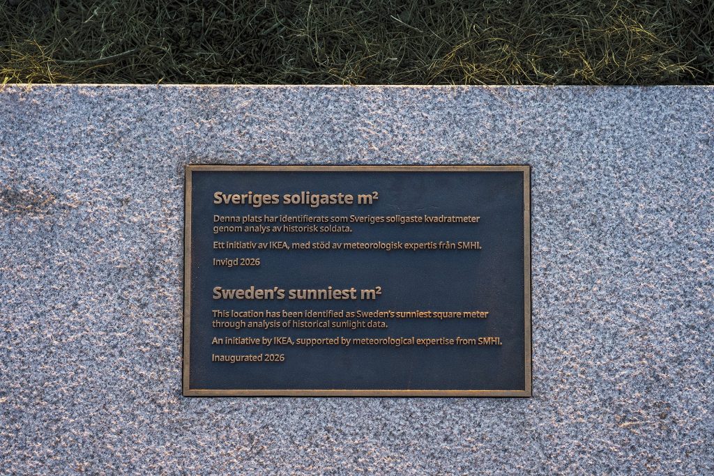 IKEA Identifies Sweden's Sunniest Square Metre and Turns It into a New Summer Landmark IKEA Identifies Sweden's Sunniest Square Metre and Turns It into a New Summer Landmark - Alvinology