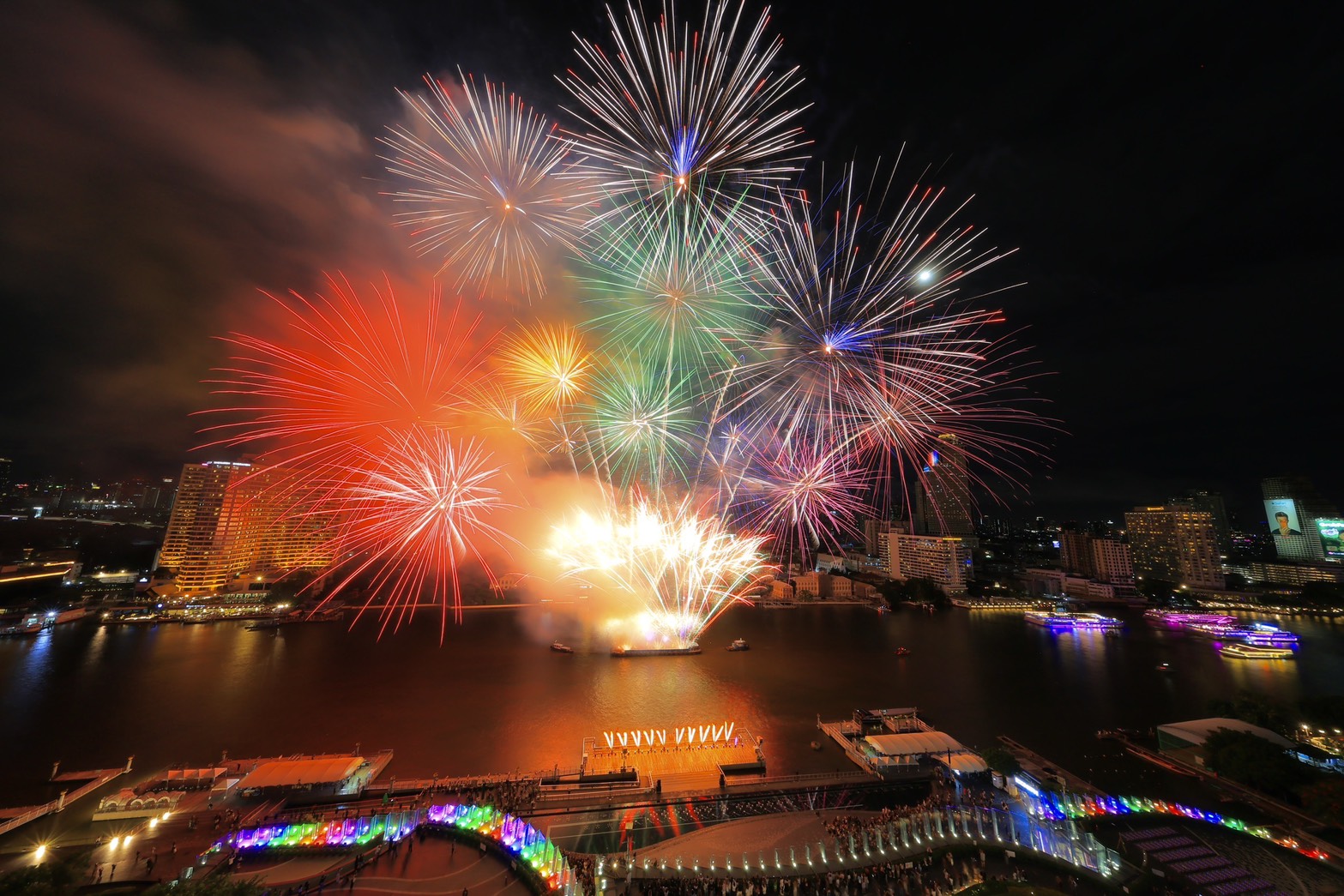 ICONSIAM Captivates the World with Historic Rainbow Drone and Fireworks Spectacular, Showcasing Thailand's Readiness to Host World Pride 2030 "Journey of Pride Spectrum" — Thailand's first five-minute rainbow drone and fireworks show.