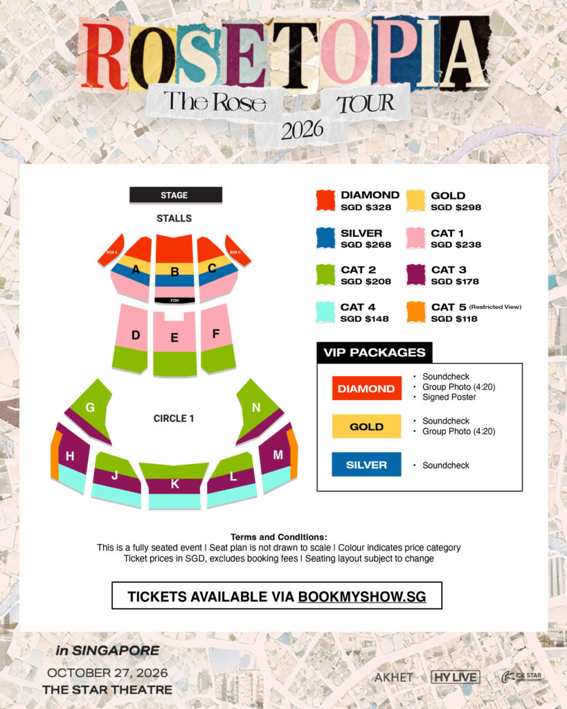 The Rose Brings ‘ROSETOPIA’ Asia Tour to Singapore with First Ever Concert This October The Rose Brings ‘ROSETOPIA’ Asia Tour to Singapore with First Ever Concert This October - Alvinology