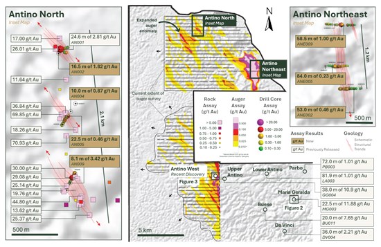 Founders Metals Provides Mid-Year Exploration Update Across Four Targets; Confirms New Antino Northeast Discovery with 58.5 m of 1.00 g/t Gold Founders Metals Provides Mid-Year Exploration Update Across Four Targets; Confirms New Antino Northeast Discovery with 58.5 m of 1.00 g/t Gold - Alvinology