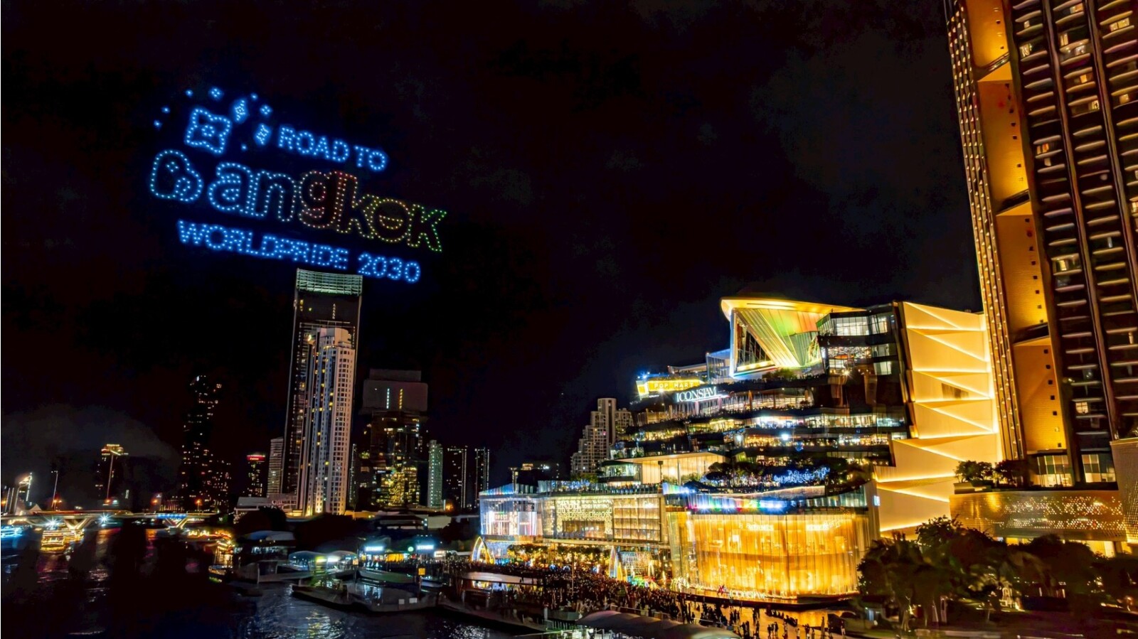 ICONSIAM Captivates the World with Historic Rainbow Drone and Fireworks Spectacular, Showcasing Thailand's Readiness to Host World Pride 2030 ICONSIAM Pride Month 2026