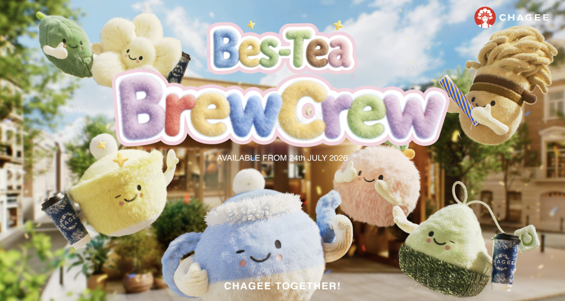 CHAGEE Celebrates Friendship with Hand Holding Brew Crew Plushies and Bes-Tea Day Rewards - Alvinology