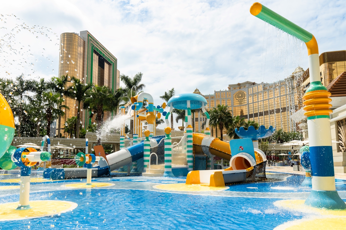 Wavey the surfer spreads its wings to welcome young adventurers into Wavey's Splash Command, where The Water Castle takes centre stage with exhilarating slides, playful water features, and endless splashing fun for unforgettable family moments.