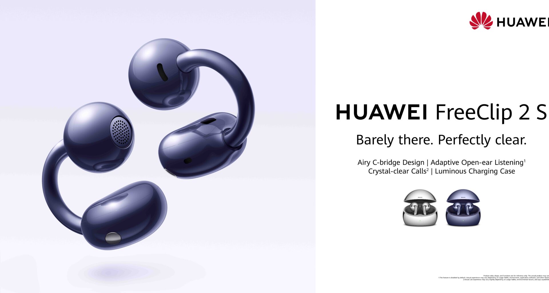 HUAWEI FreeClip 2 S Launches in Singapore with New Luminous Design and Adaptive Audio Features - Alvinology