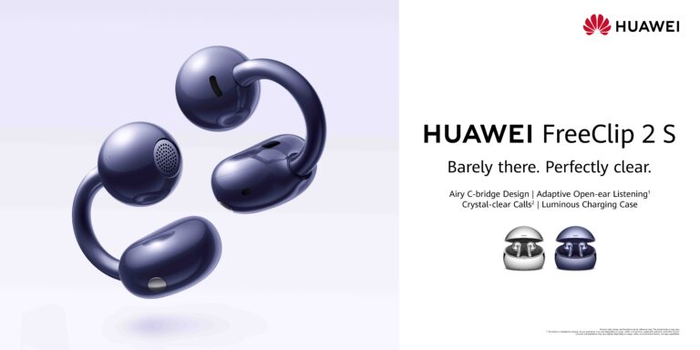 HUAWEI FreeClip 2 S Launches in Singapore with New Luminous Design and Adaptive Audio Features - Alvinology