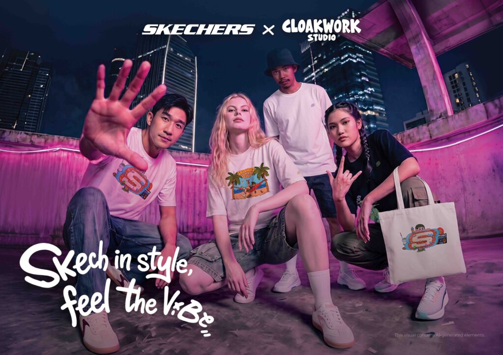 Skechers Teams Up with Cloakwork for Limited Edition SkechVibe Collection Inspired by Street Art - Alvinology