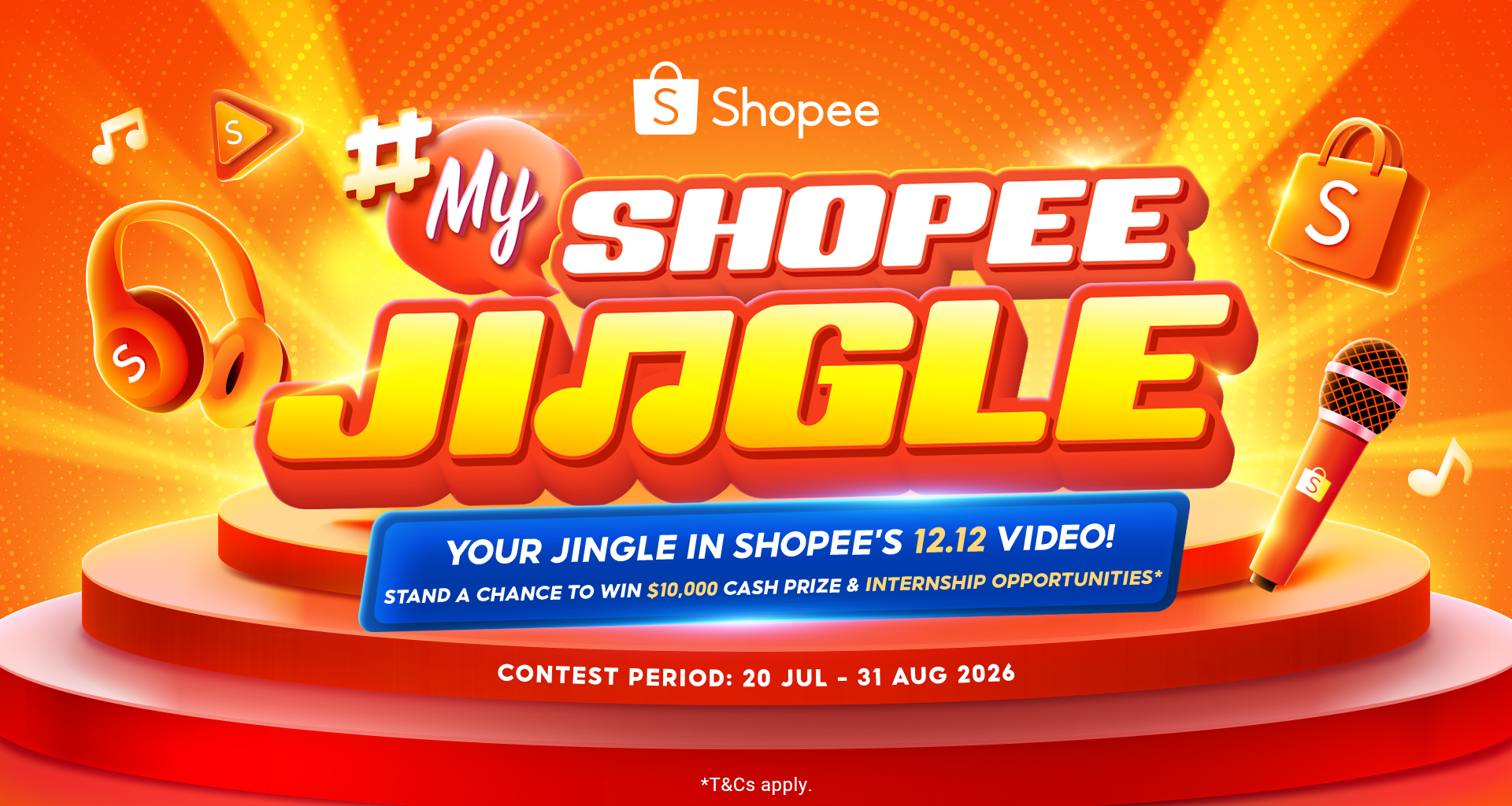 Shopee Launches #MyShopeeJingle Contest with S$10,000 Prize and Chance to Feature in 12.12 Campaign - Alvinology