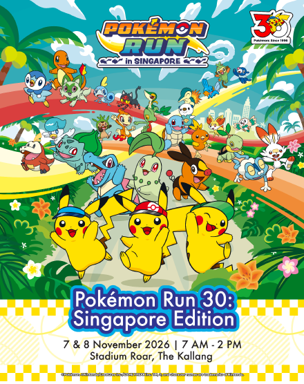 Pokémon RUN 30 Singapore Edition Opens Registration for 30th Anniversary Celebration at The Kallang - Alvinology