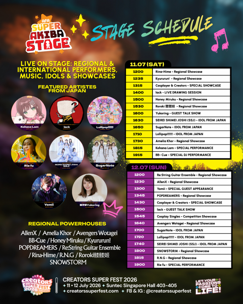 Creators Super Fest 2026 Unveils Star Studded Artist Lineup, Live Performances and Creator Workshops Ahead of July Event - Alvinology