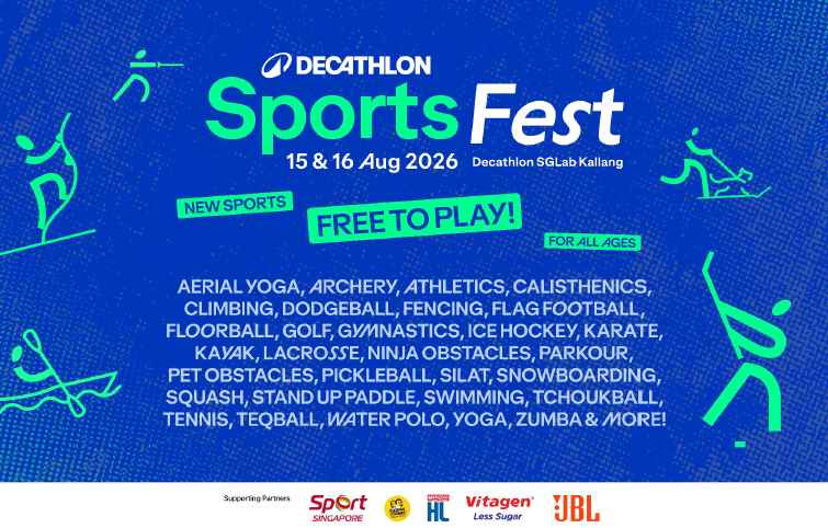 Try More Than 30 Sports for Free at Decathlon Sports Fest 2026 in Kallang This August Try More Than 30 Sports for Free at Decathlon Sports Fest 2026 in Kallang This August - Alvinology