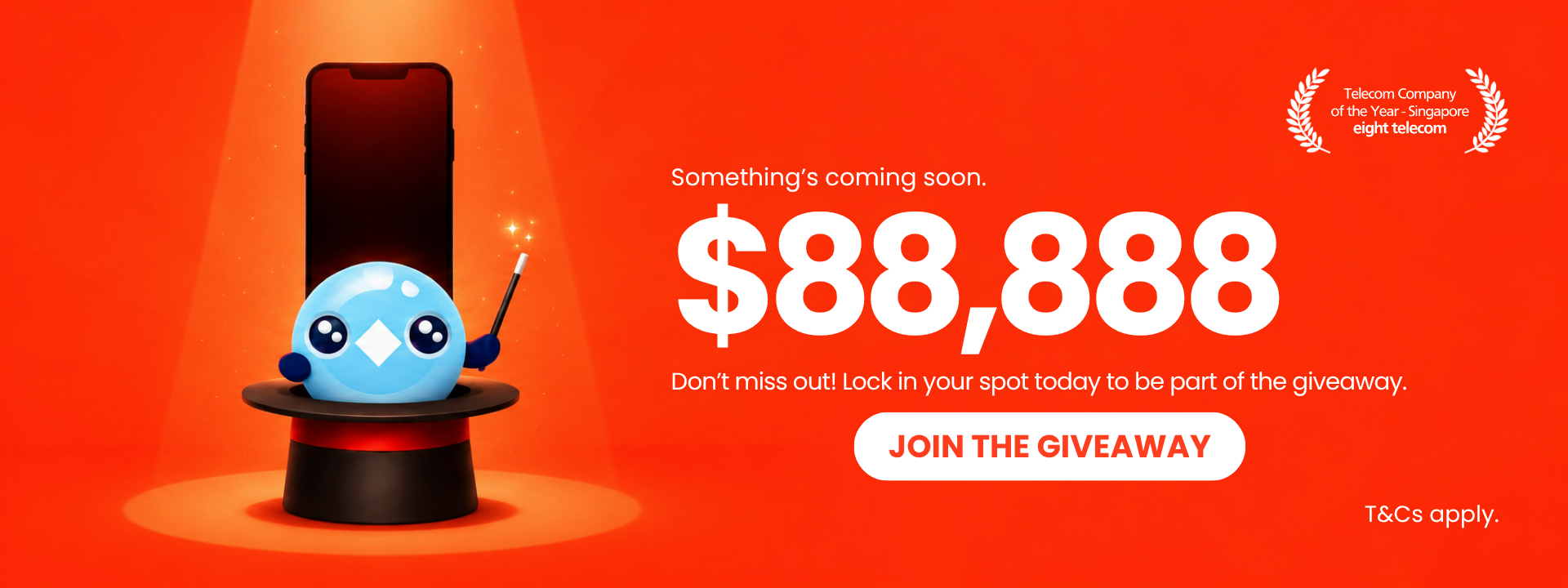 eight Telecom Celebrates eight Day with New Online Shop and $88,888 Lucky Draw - Alvinology