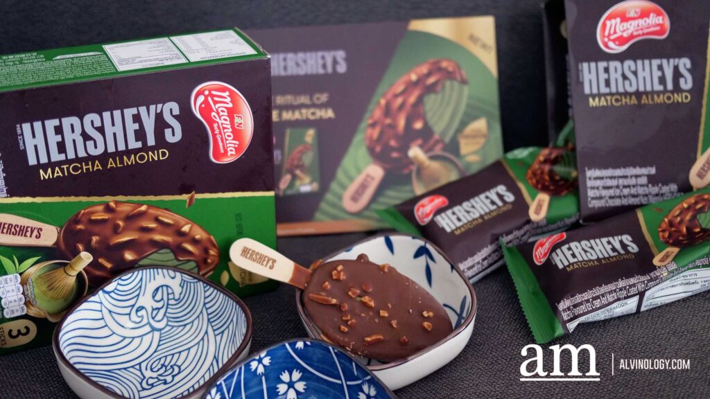 F&N MAGNOLIA HERSHEY'S Launches New Matcha Almond Stick Ice Cream In Singapore F&N MAGNOLIA HERSHEY'S Launches New Matcha Almond Stick Ice Cream In Singapore - Alvinology