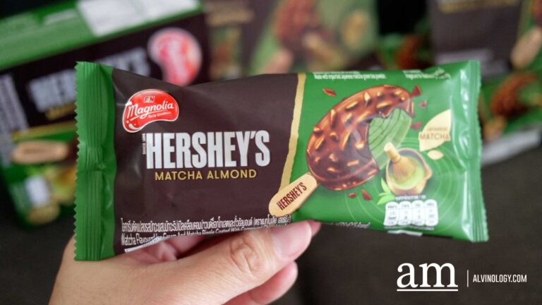 F&N MAGNOLIA HERSHEY'S Launches New Matcha Almond Stick Ice Cream In Singapore - Alvinology