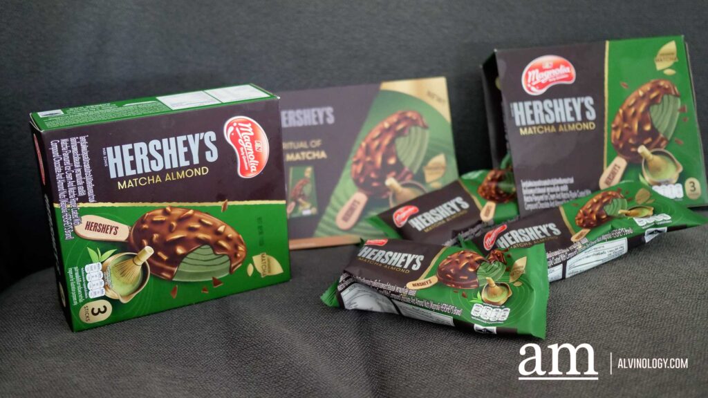 F&N MAGNOLIA HERSHEY'S Launches New Matcha Almond Stick Ice Cream In Singapore F&N MAGNOLIA HERSHEY'S Launches New Matcha Almond Stick Ice Cream In Singapore - Alvinology
