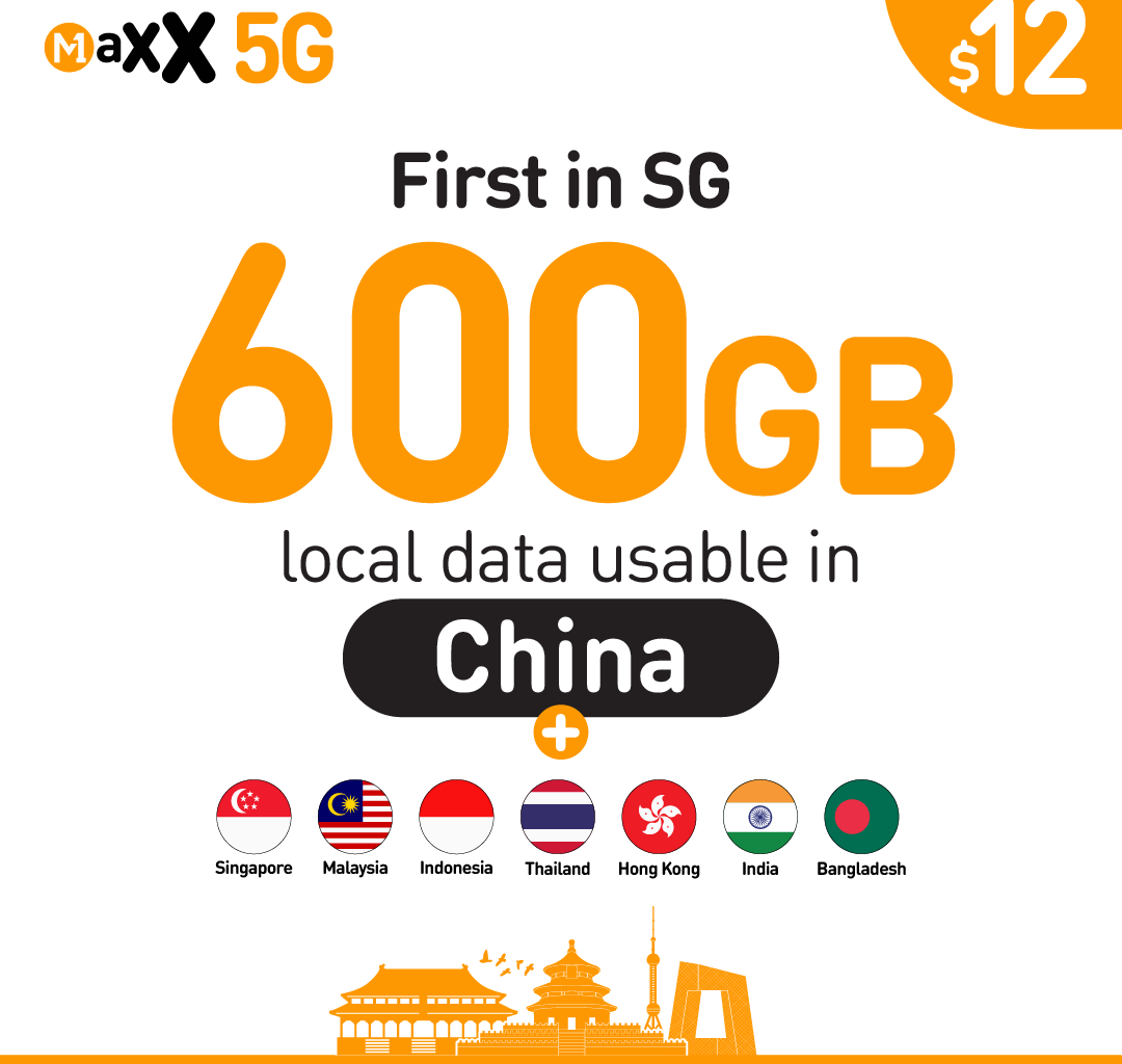 M1 Maxx Boosts $12 SIM Only Plan to 600GB with Local Data Now Usable in China - Alvinology