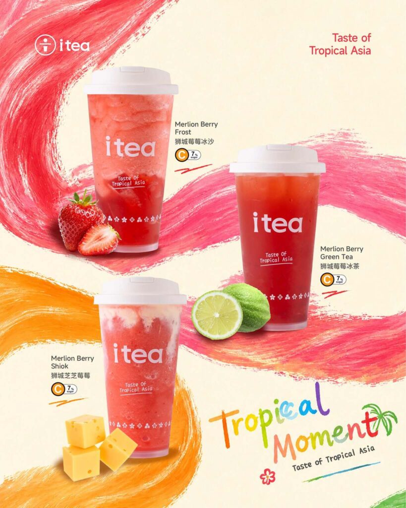 itea Celebrates Singapore's 61st Birthday with 30,000 Free Drinks for NDP Crew and S$0.61 Strawberry Specials - Alvinology
