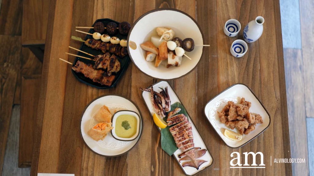 [Review] Kokoro Izakaya Opens at Lau Pa Sat Offering Affordable Meals and Charcoal Grilled Skewers - Alvinology