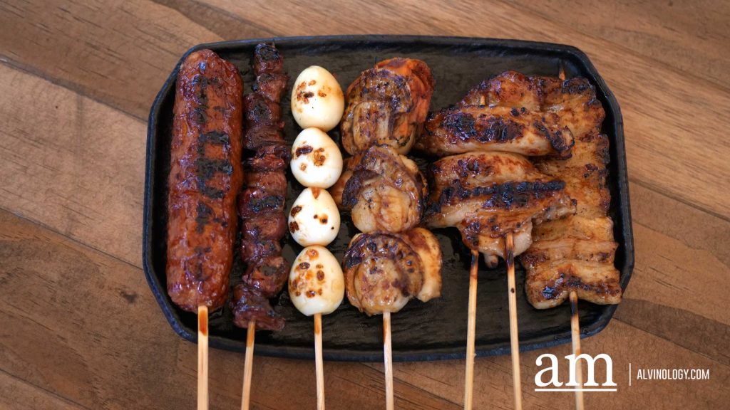 [Review] Kokoro Izakaya Opens at Lau Pa Sat Offering Affordable Meals and Charcoal Grilled Skewers - Alvinology