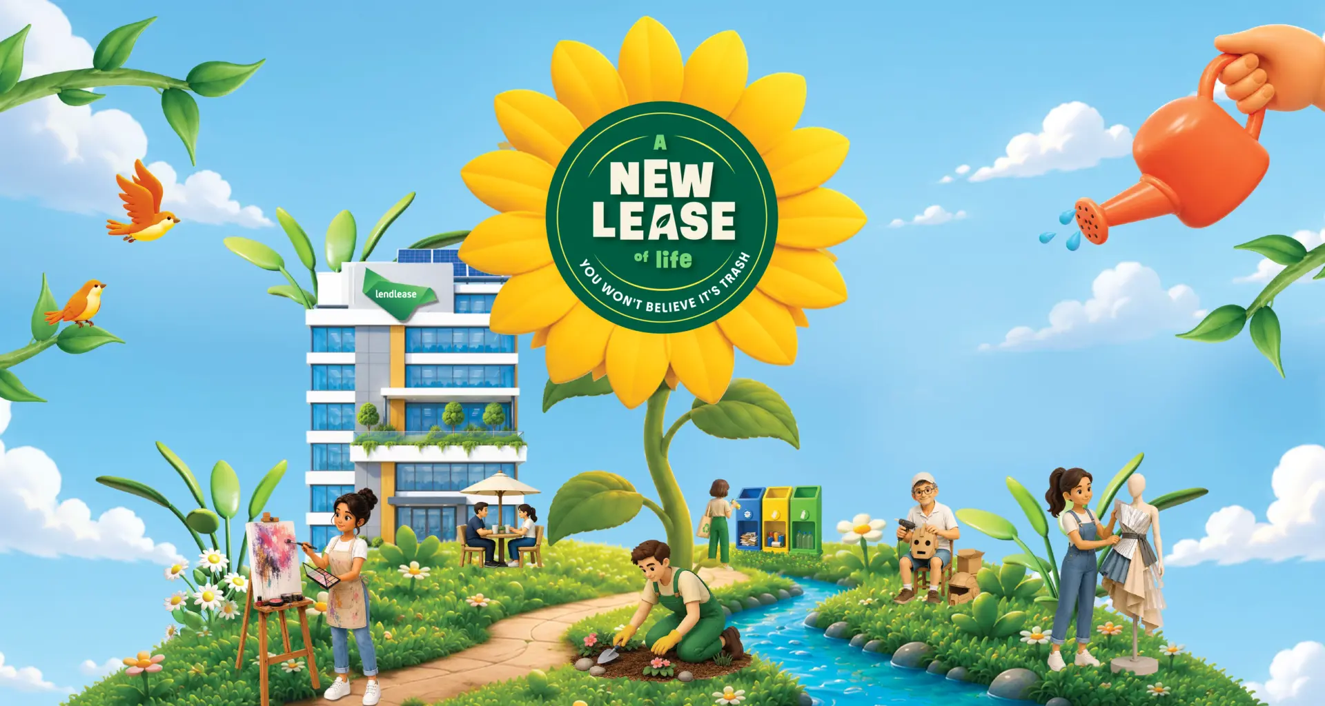 Lendlease Malls Expands Award Winning Sustainability Campaign into Year-Round Movement with Design Competition and Community Initiatives - Alvinology