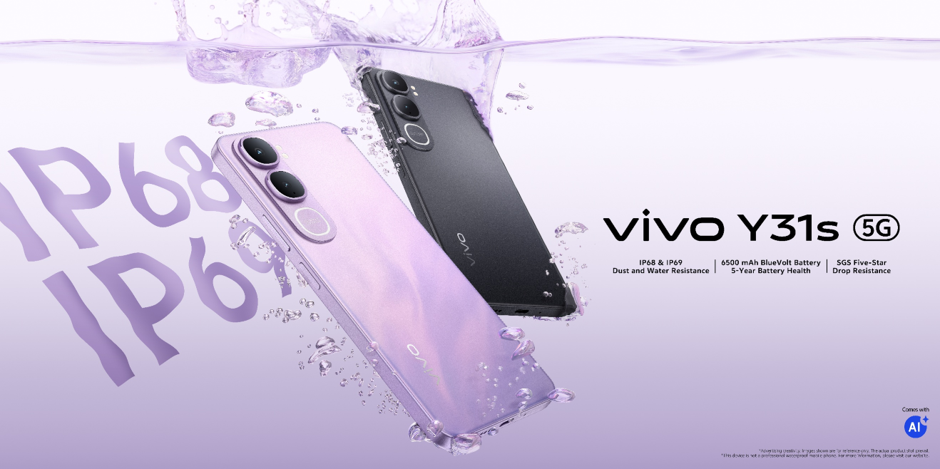 vivo Y31s 5G Launches in Singapore with FHD Display, 6,500mAh Battery and Enhanced Durability - Alvinology