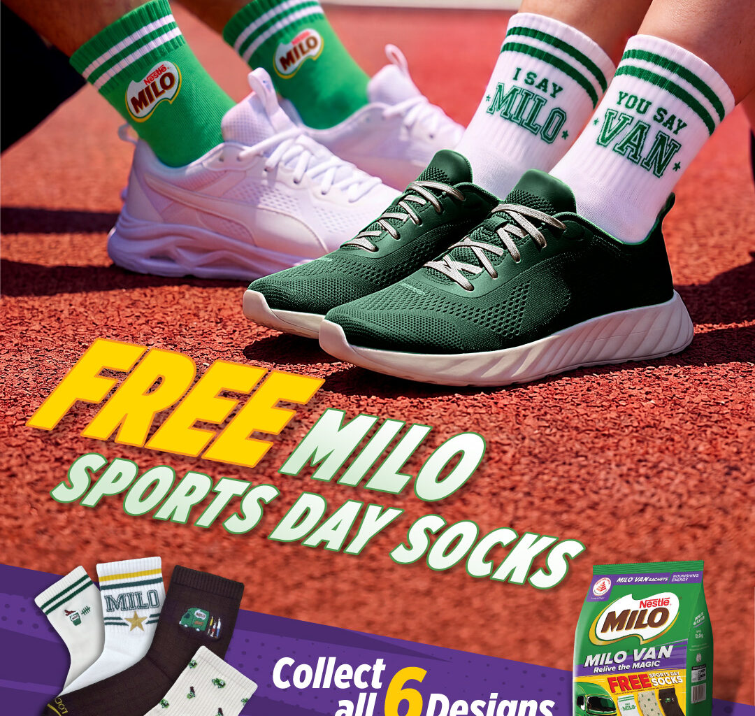 MILO Sports Day Socks Bring School Sports Day Nostalgia to Life in New Limited-Edition Pack - Alvinology