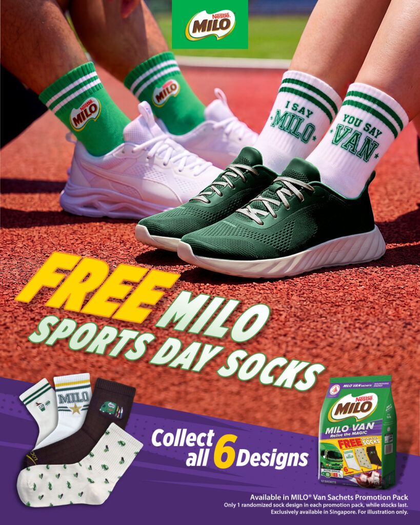 MILO Sports Day Socks Bring School Sports Day Nostalgia to Life in New Limited-Edition Pack - Alvinology