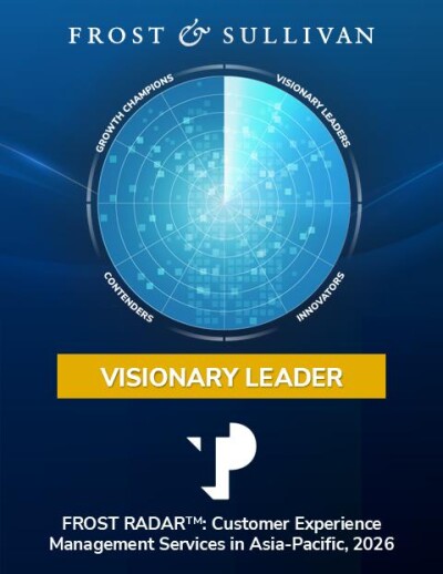 TP recognized as a Visionary Leader for innovation and growth in Frost & Sullivan's 2026 Frost Radar™ for Customer Experience Management Services in Asia-Pacific - Alvinology