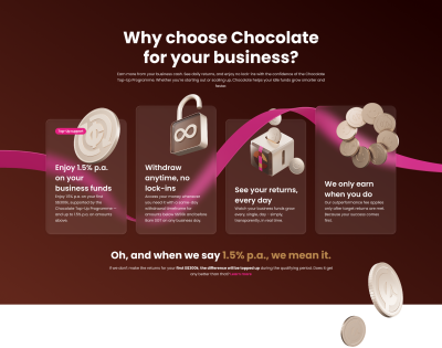 Chocolate Finance launches Chocolate Business to help companies put idle cash to work - Alvinology