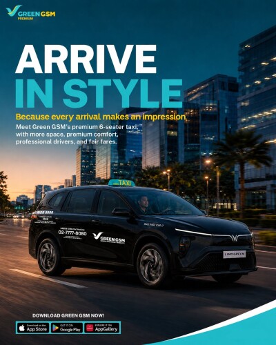 Green GSM Philippines launches premium taxi, a 7-seat high-end electric taxi service - Alvinology
