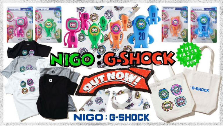 G-SHOCK and NIGO Launch Character Filled Souvenir Collection Featuring Figures, T Shirts and More - Alvinology