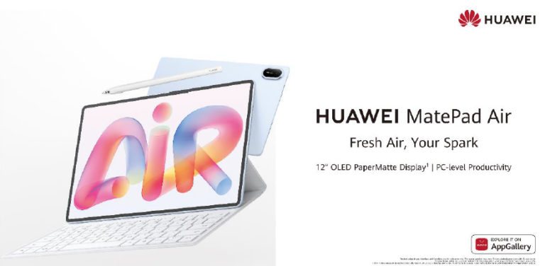 HUAWEI MatePad Air Arrives in Singapore With OLED PaperMatte Display and Lightweight Design - Alvinology