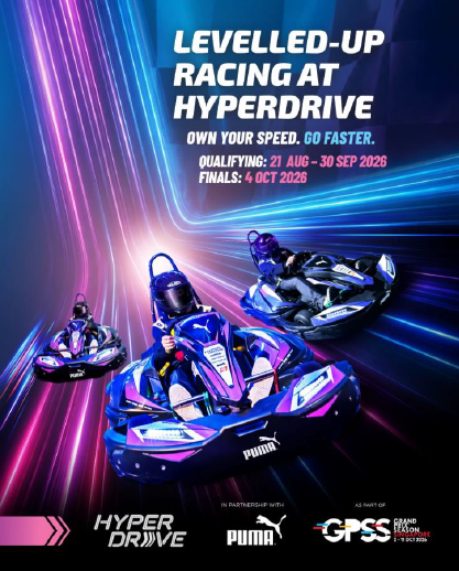 HyperDrive and PUMA Southeast Asia Rev Up Grand Prix Season Singapore 2026 with Levelled Up Racing - Alvinology