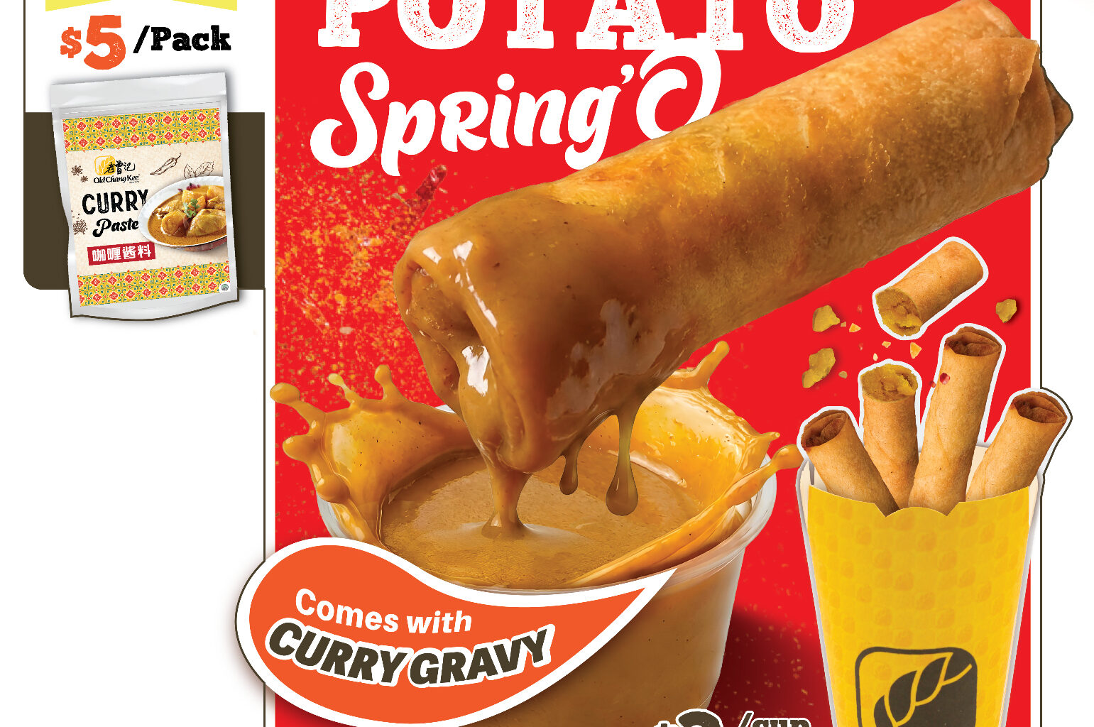Old Chang Kee Celebrates SG61 with New Curry Potato Spring'O and Signature Curry Paste for Home Cooks - Alvinology