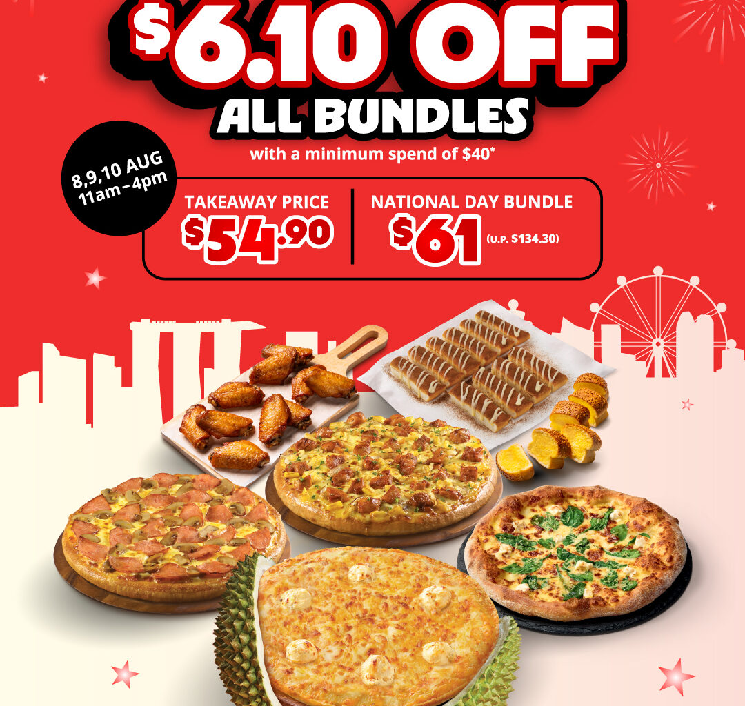 Pizza Hut Singapore Rolls Out National Day Discounts and 2 for S$22 Pizza Deals This August - Alvinology