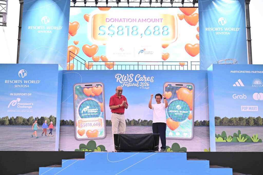 RWS Cares Festival Raises Over S$800,000 for President’s Challenge - Alvinology