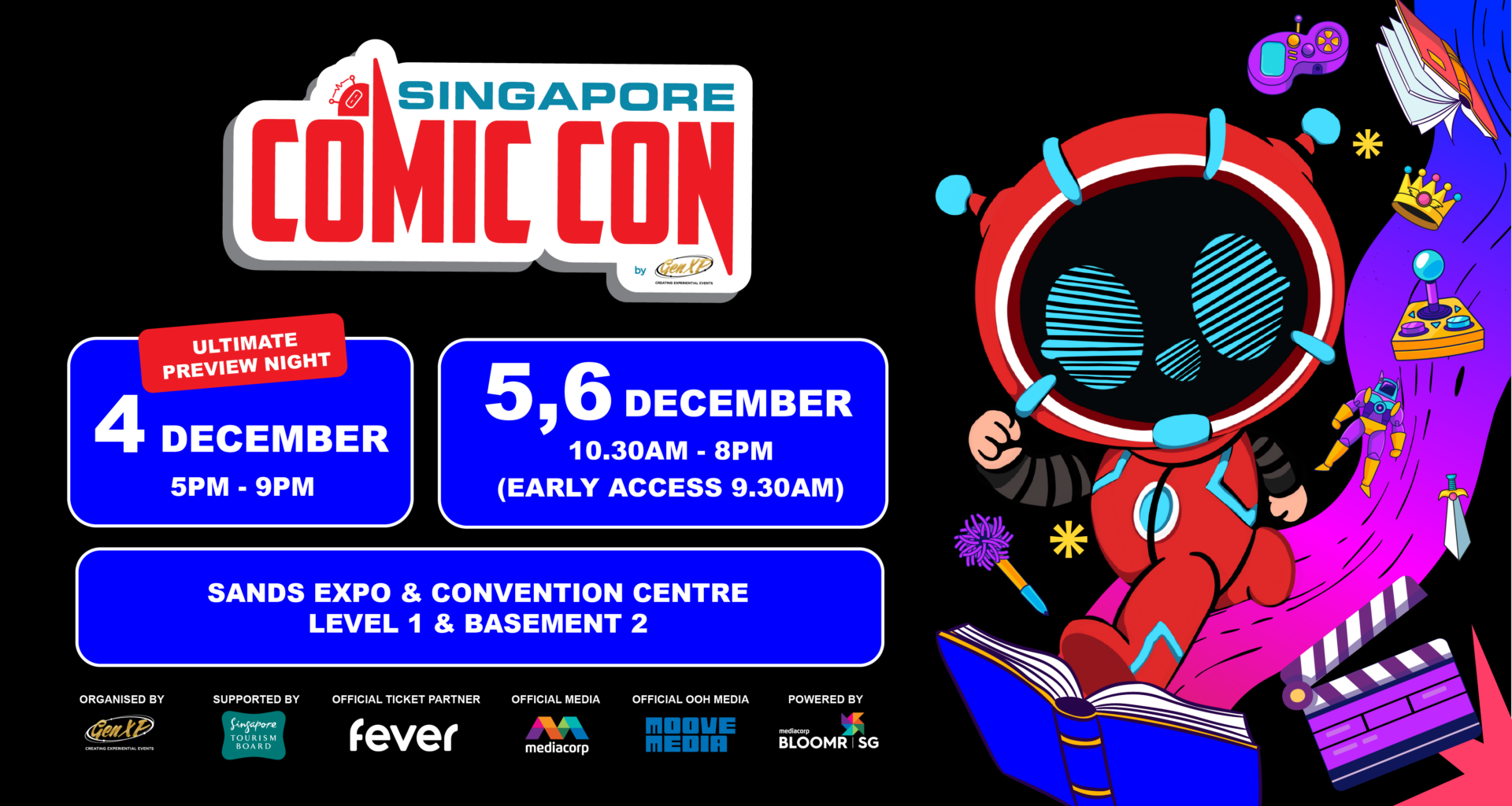 Singapore Comic Con 2026 Tickets Now on Sale with New Superhero Pack and Artist Exclusives - Alvinology