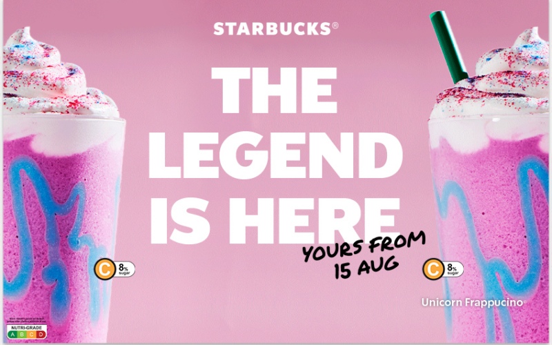 Starbucks Singapore Brings the Magic of the Unicorn Frappuccino, New Collectibles and August Rewards Deals - Alvinology