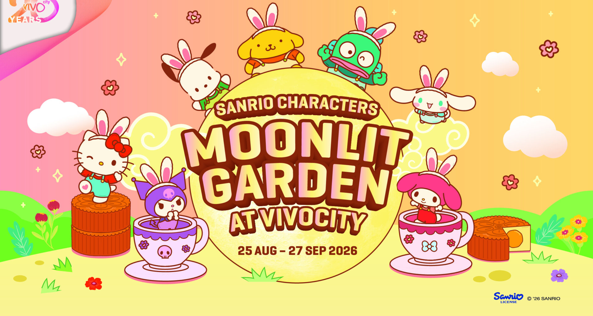 VivoCity Turns Into a Sanrio Moonlit Garden for a Magical Mid-Autumn Celebration - Alvinology
