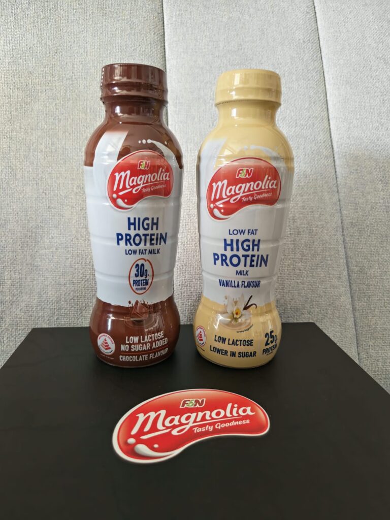F&N MAGNOLIA High Protein Milk ups protein from 25g to 30g per serving with no sugar added - Alvinology