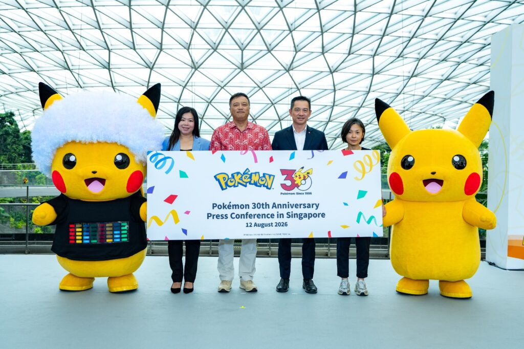Singapore to Host Pokémon 30th Anniversary Festivities Across Changi Airport, Jewel and The Kallang in November - Alvinology