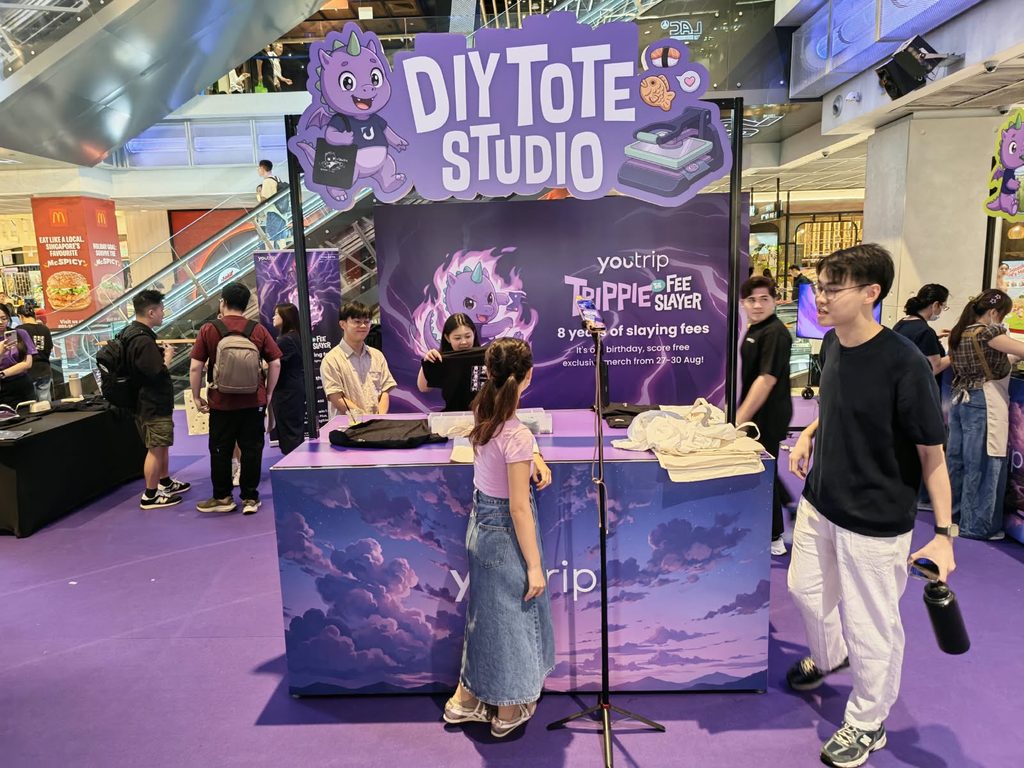 YouTrip Turns 8 With 3% Cashback, Japan Flight Giveaway and Cute Trippie Pop-Up at Funan - Alvinology