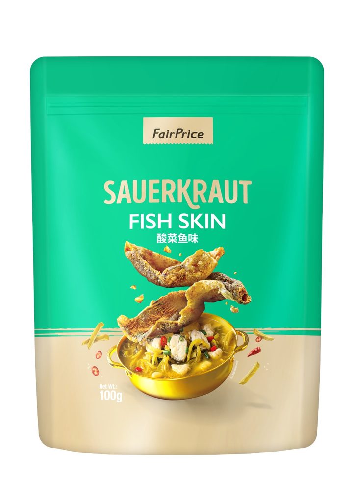 FairPrice Launches New Mala and Sauerkraut Fish Skin Snacks in Singapore - Alvinology
